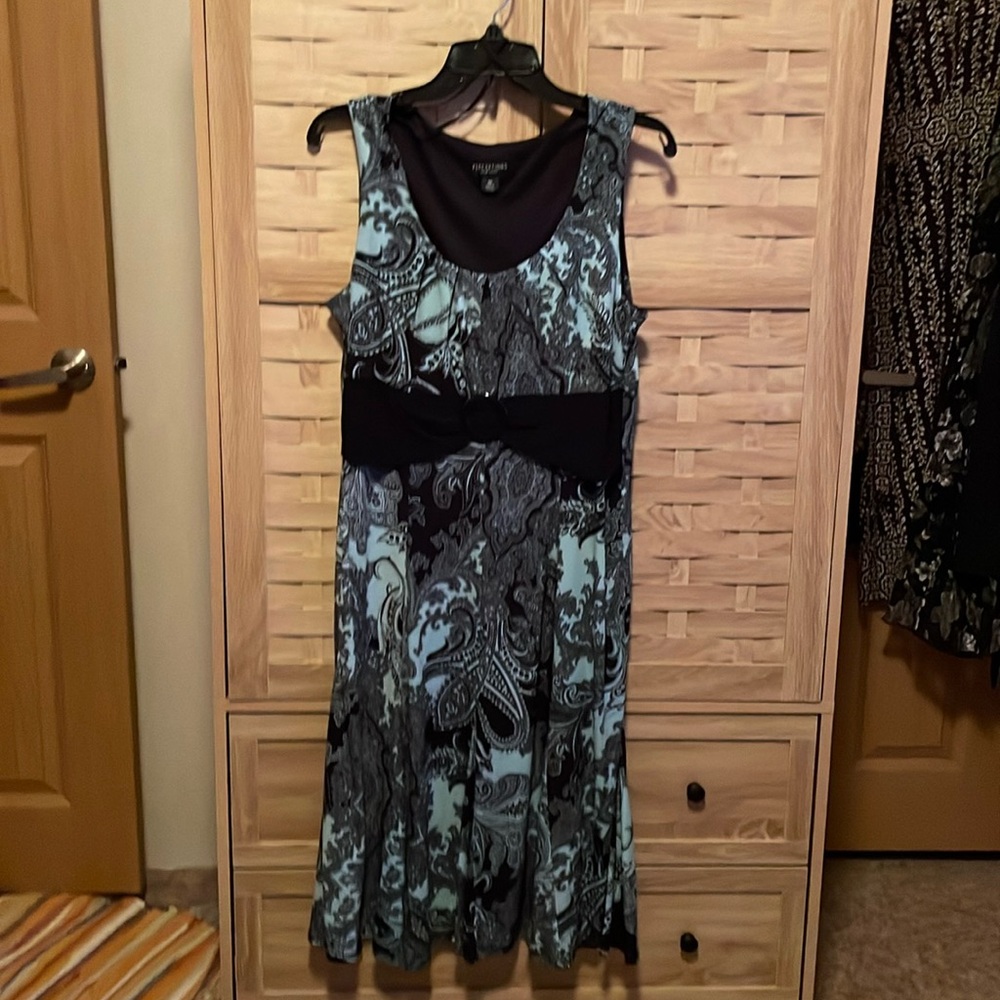 Nwot Perceptions Polyester/Spandex Sleeveless Dre… - image 1